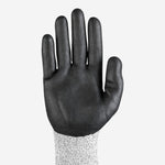 Luva de Proteção Anticorte Abrasão Tricotada Banho Espuma de Nitrilo Cinza e Preta Ansell EDGE 48-706 C.A 39967