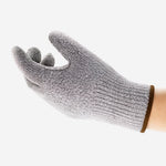 Luva de Proteção Anticorte Abrasão Tricotada Nylon Fibra de Vidro Cinza Ansell EDGE 48-700 C.A 32718