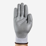 Luva de Proteção Anticorte Abrasão Tricotada Poliuretano Cinza Ansell HyFlex 11-727 C.A 36511