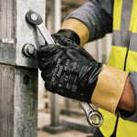 Luva de Proteção Anticorte Óleo Kevlar Banho Nitrílico Preta Ansell ActivArmr 28-359 C.A 42723