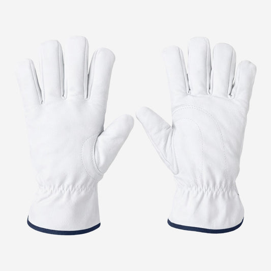 Luva de Proteção Couro Vaqueta Petroleira Com Reforço Entre Polegar e Indicador Punho 7 cm Fena Luvas C.A 41152