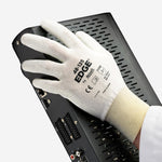 Luva de Proteção Multitato Abrasão Tricotada Poliuretano Branca Ansell EDGE 48-125 C.A 31928