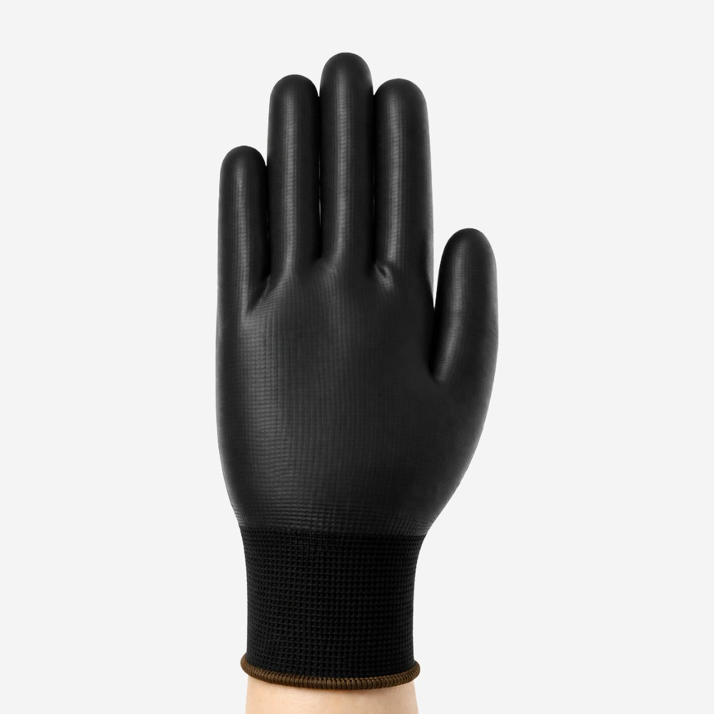 Luva de Proteção Multitato Abrasão Tricotada Poliuretano Preta Ansell EDGE 48-126 C.A 31492
