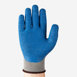 Luva de Proteção Multiuso Tricotada Látex de Borracha Natural Azul Ansell ActivArmr 80-100 C.A 12509