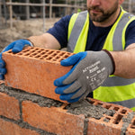 Luva de Proteção Multiuso Tricotada Látex de Borracha Natural Azul Ansell ActivArmr 80-100 C.A 12509