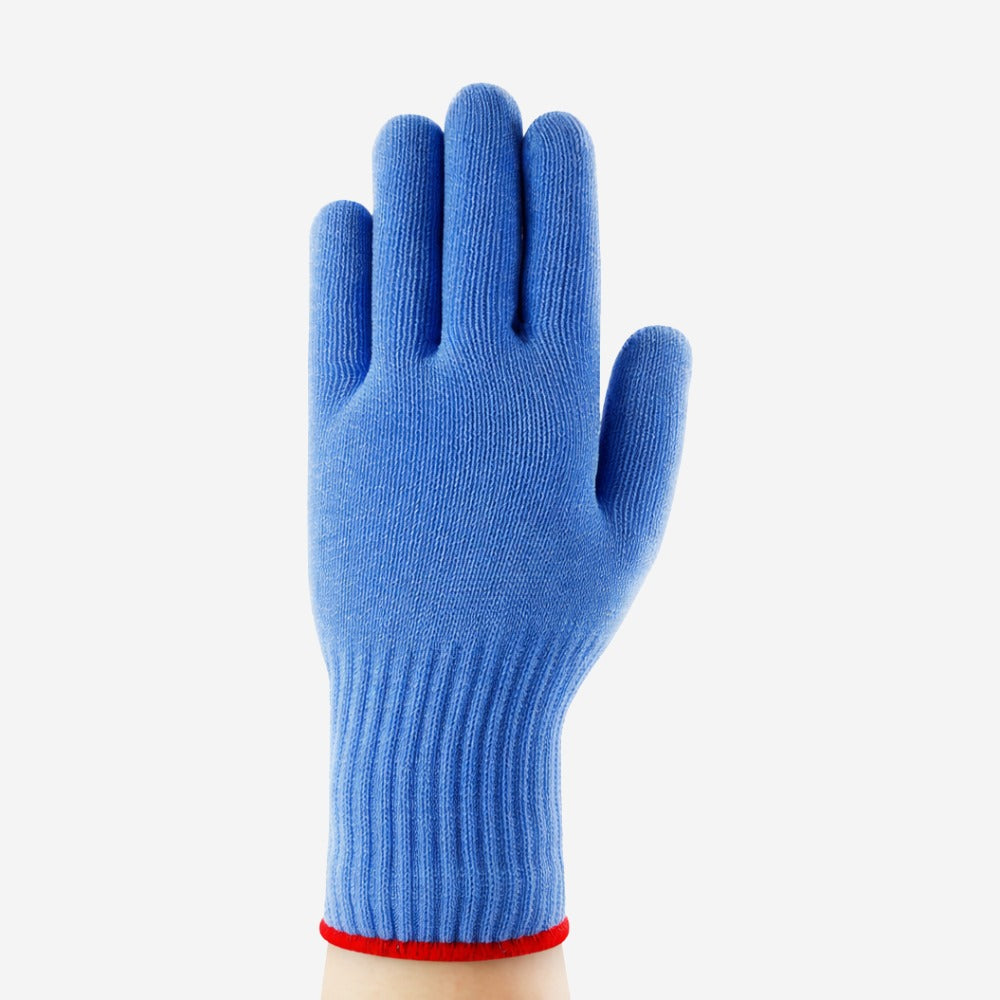 Luva de Proteção Para Trabalho Tricotada Poliéster Elastano Azul Ansell HyFlex 72-285 C.A 28842