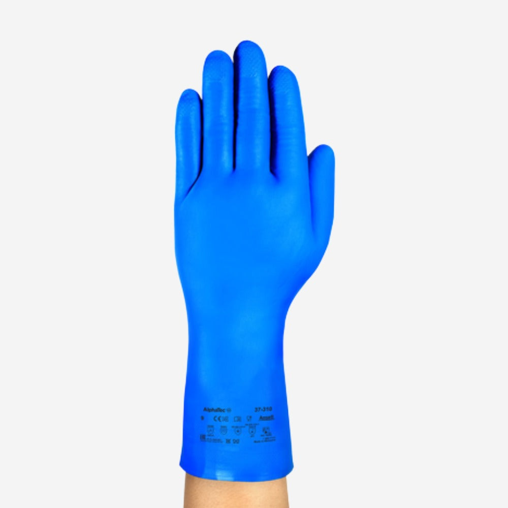 Luva de Proteção Procedimento Ultra fina Nitrilo Azul Ansell AlphaTec 37-310 C.A 42997