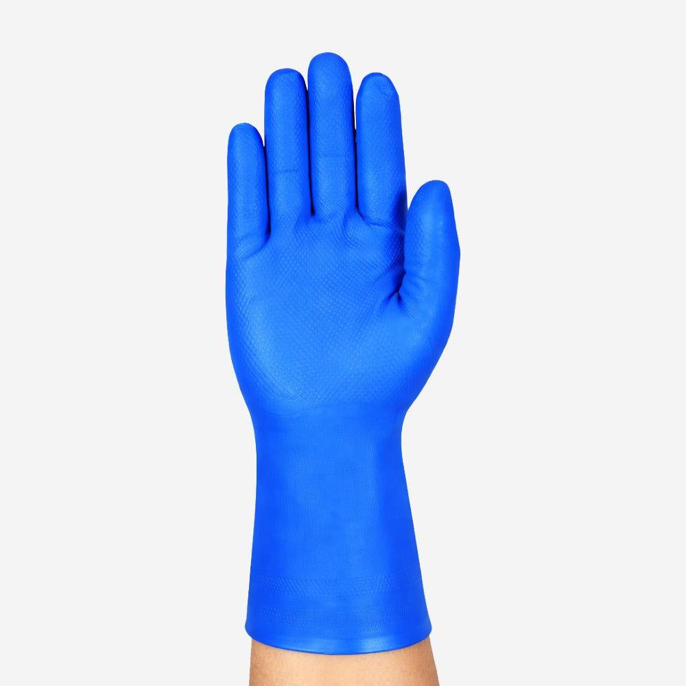 Luva de Proteção Procedimento Ultra fina Nitrilo Azul Ansell AlphaTec 37-310 C.A 42997