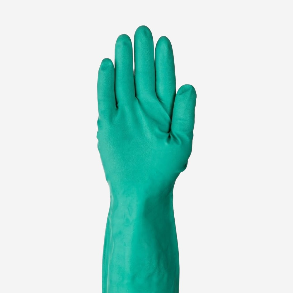 Luva de Proteção Produtos Químicos Nitrílica Verde 33cm Ansell AlphaTec Solvex 37-145 C.A 12704