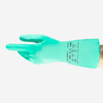 Luva de Proteção Produtos Químicos Nitrílica Verde 33cm Ansell AlphaTec Solvex 37-145 C.A 12704