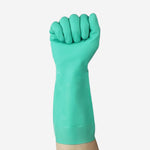 Luva de Proteção Produtos Químicos Nitrílica Verde 33cm Ansell AlphaTec Solvex 37-175 C.A 12705