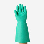 Luva de Proteção Produtos Químicos Nitrílica Verde 38cm Ansell AlphaTec Solvex 37-165 C.A 12598