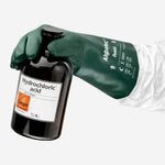 Luva de Proteção Produtos Químicos PVC Nitrílico Verde 35cm Ansell Snorkel 04-414 C.A 12786