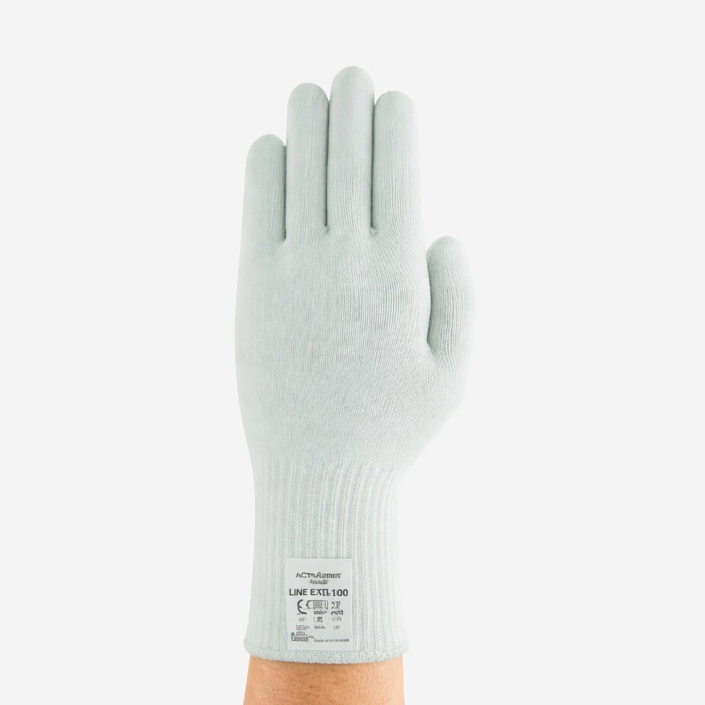 Luva de Proteção Térmica Para Frio Tricotada Poliéster Branca Ansell ActivArmr 78-150 C.A 12115