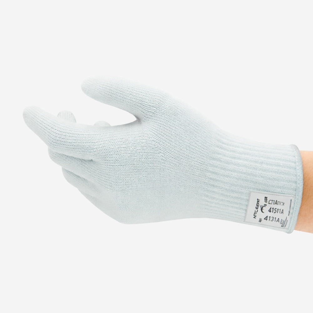 Luva de Proteção Térmica Para Frio Tricotada Poliéster Branca Ansell ActivArmr 78-150 C.A 12115