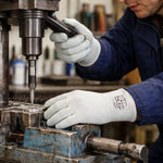 Luva de Proteção Térmica Para Frio Tricotada Poliéster Branca Ansell ActivArmr 78-150 C.A 12115