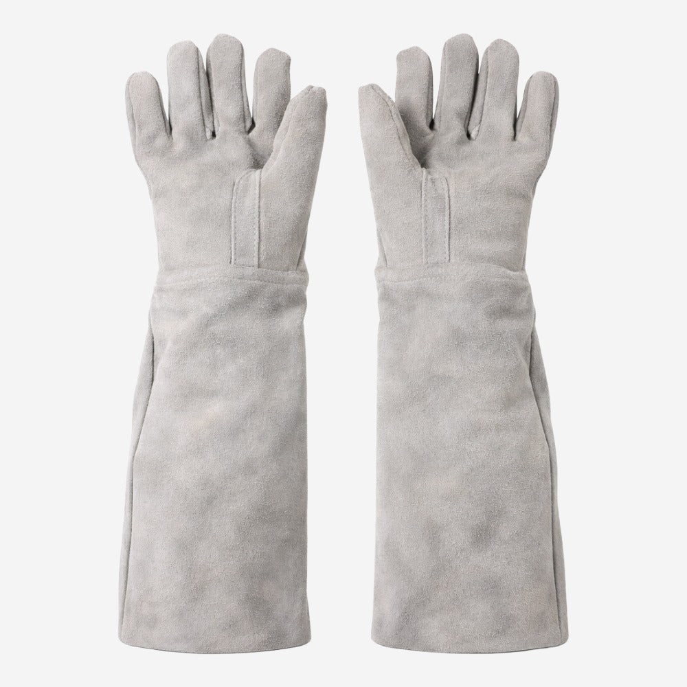 Luva de Raspa Contra Rasgos e Perfurações Com Reforço no Polegar e Indicador Punho 30 cm Fena Luvas C-30CRR C.A 8048