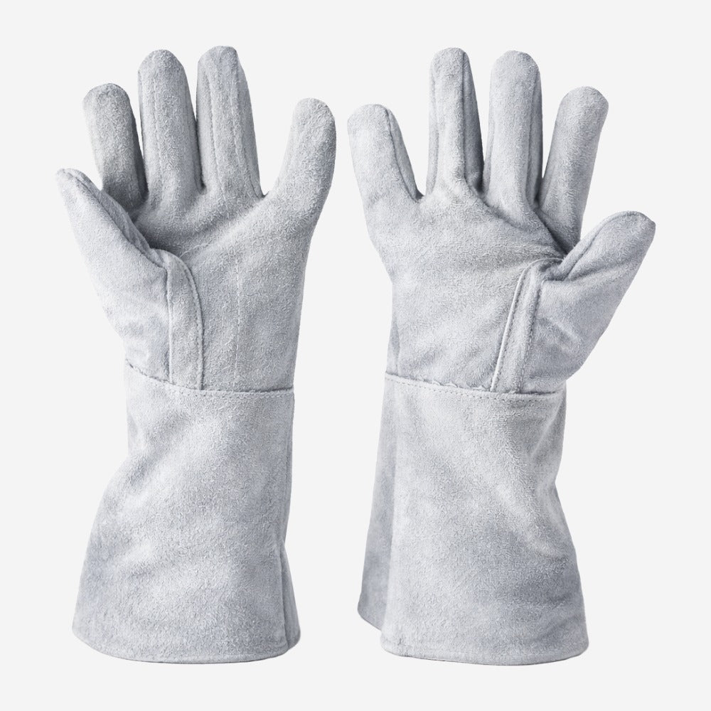 Luva de Raspa Contra Rasgos e Perfurações Com Reforço no Polegar e Indicador Punho 15 cm Fena Luvas C-15CRR C.A 8048