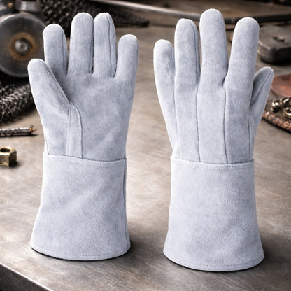 Luva de Raspa Contra Rasgos e Perfurações Com Reforço no Polegar e Indicador Punho 15 cm Fena Luvas C-15CRR C.A 8048