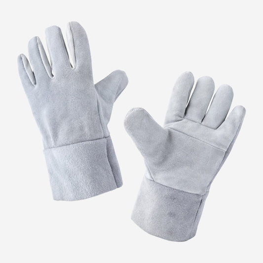 Luva de Raspa Contra Rasgos e Perfurações Com Reforço no Polegar e Indicador Punho 7cm Fena Luvas C-07CRR C.A 8048