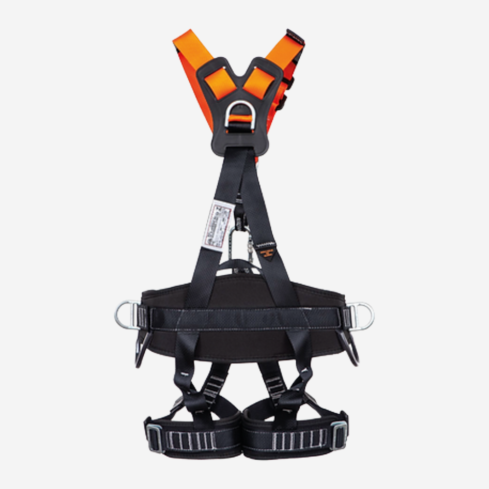 Cinto Paraquedista Com Encosto Acolchoado 5 Pontos de Ancoragem Regulagem Total MG Cinto Mult 2012A C.A 35531