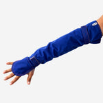 Mangote Térmico Ergonômico para Cozinhas Industriais Altas Temperaturas Algodão Azul 55cm Fechamento em Velcro Benetherm THERM-K C.A 37904