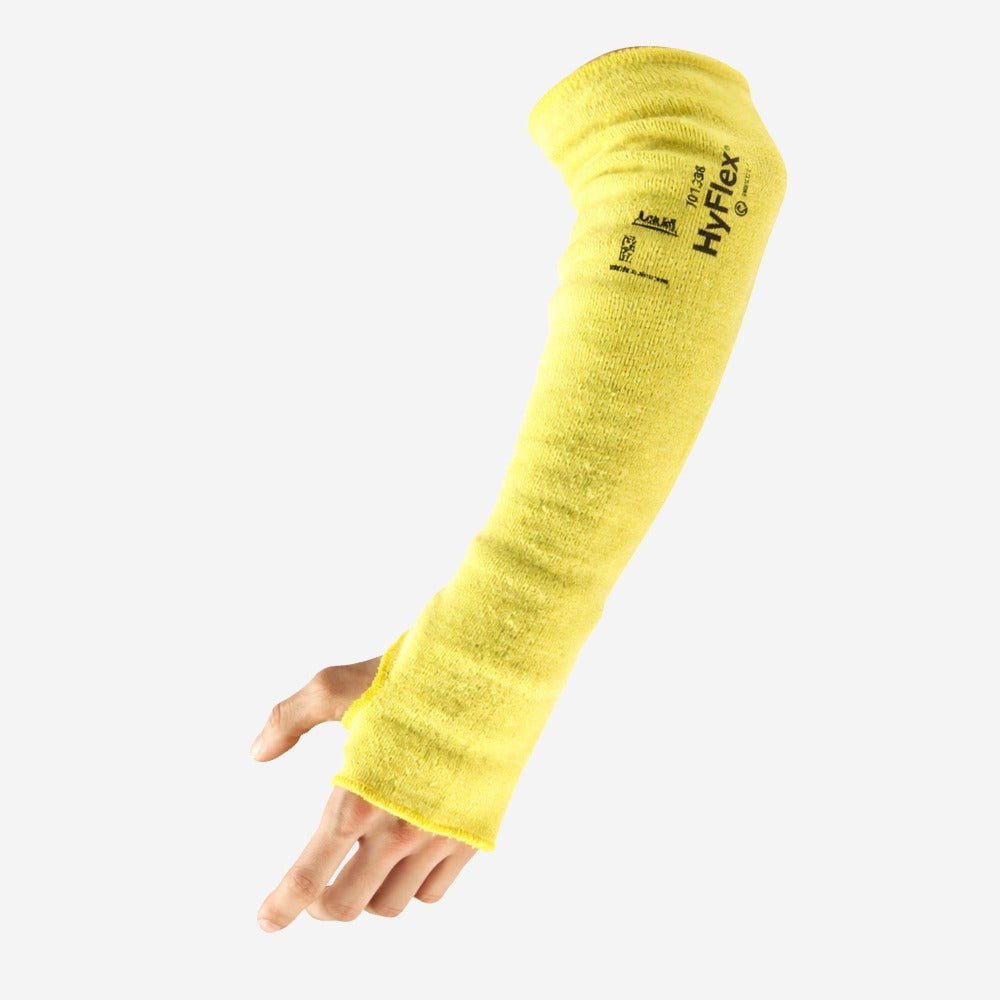 Mangote de Kevlar Anticorte Altas Temperaturas 100ºC 18 Polegadas 45cm Ansell HyFlex 70-118 C.A 12107
