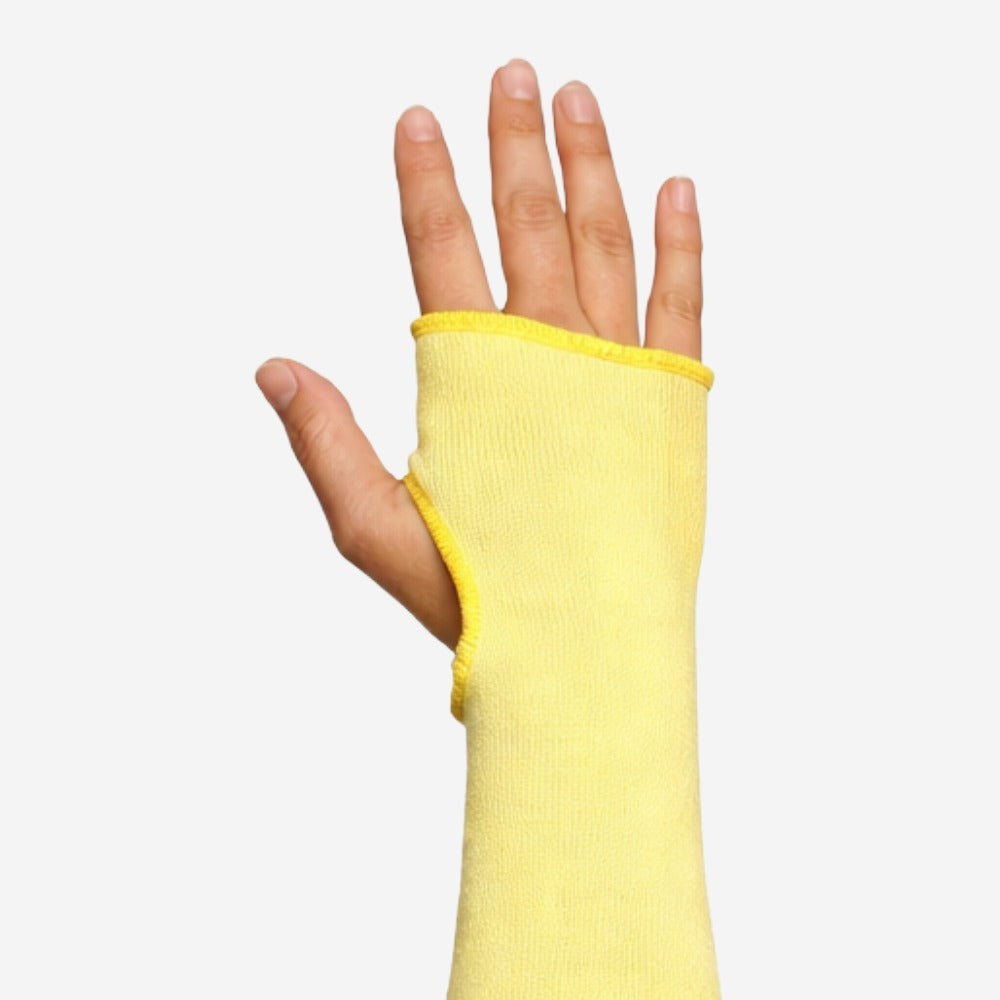 Mangote de Kevlar Anticorte Altas Temperaturas 100ºC 18 Polegadas 45cm Ansell HyFlex 70-118 C.A 12107