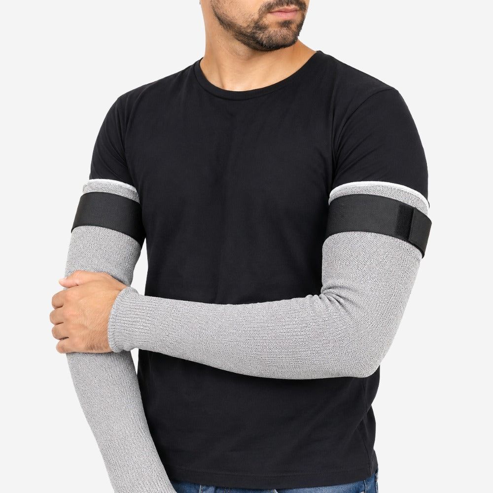 Mangote de Proteção Anticorte 50cm com 2 Fios de Aço e Forro para Corte e Perfuração Fiancor CA 36789
