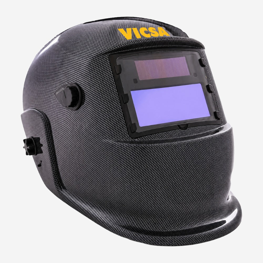 Máscara de Solda Automática para MIG MAG TIG Plasma Eletrodo Escurecimento 4/9-13 Bateria Solar VICSA Optech VIC34623 CA 34708