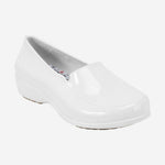 Mocassim Feminino de EVA Impermeável Branco Uso Profissional Antimicrobiano Solado Antiderrapante Sticky Shoes Woman SOC-W-BCA C.A 41532