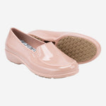 Mocassim Feminino de EVA Impermeável Nude Uso Profissional Antimicrobiano Solado Antiderrapante Sticky Shoes Woman SOC-W-NUD C.A 41532