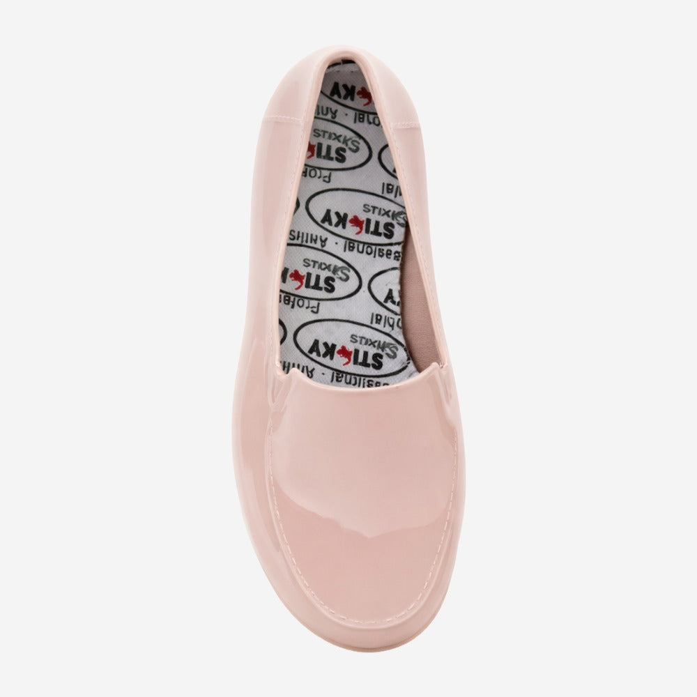 Mocassim Feminino de EVA Impermeável Nude Uso Profissional Antimicrobiano Solado Antiderrapante Sticky Shoes Woman SOC-W-NUD C.A 41532
