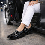 Mocassim Feminino de EVA Impermeável Preto Uso Profissional Antimicrobiano Solado Antiderrapante Sticky Shoes Woman SOC-W-PTA C.A 41532