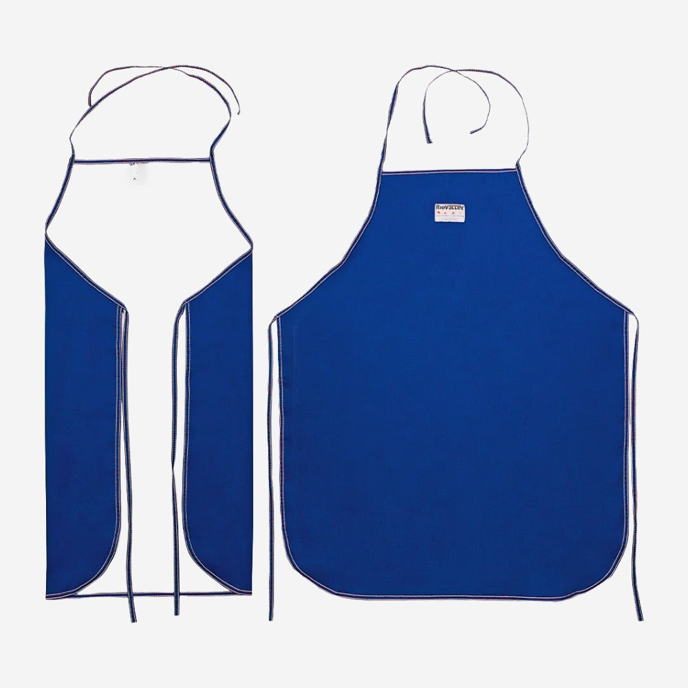 Avental de Segurança Antichamas Algodão Azul 0,90 x 0,70 Rio Valley RIO 181 C.A 29046