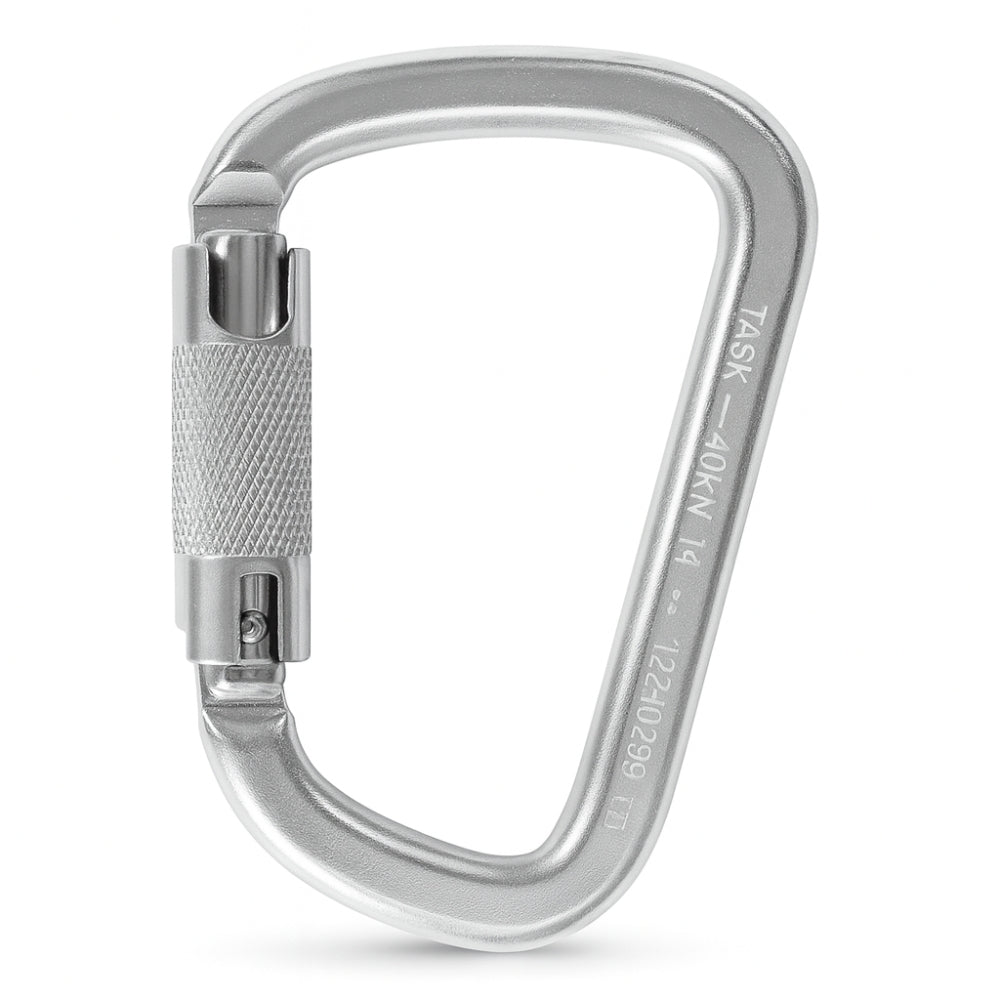 Mosquetão de Aço Galvanizado D Automático 40 kN Ultra Safe USR004005