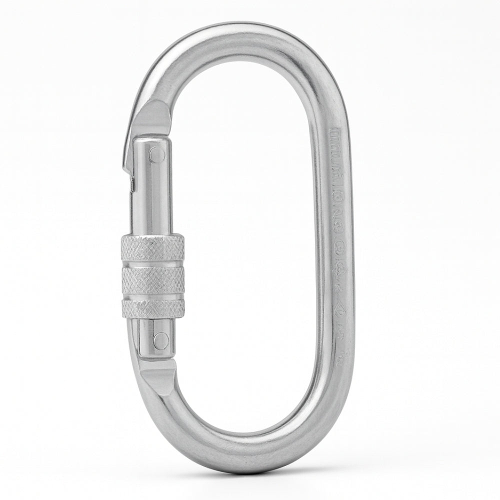 Mosquetão de Aço Galvanizado Oval 25 kN Ultra Safe USR004000