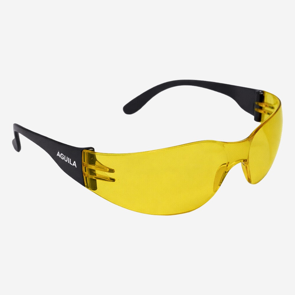 Óculos de Segurança Amarelo Frontal Lente em Policarbonato Armação de Plástico Danny Águia DA-14.700 C.A 14990