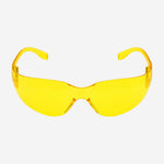 Óculos de Proteção Amarelo Frontal Lente em Policarbonato Kalipso Leopardo C.A 11268