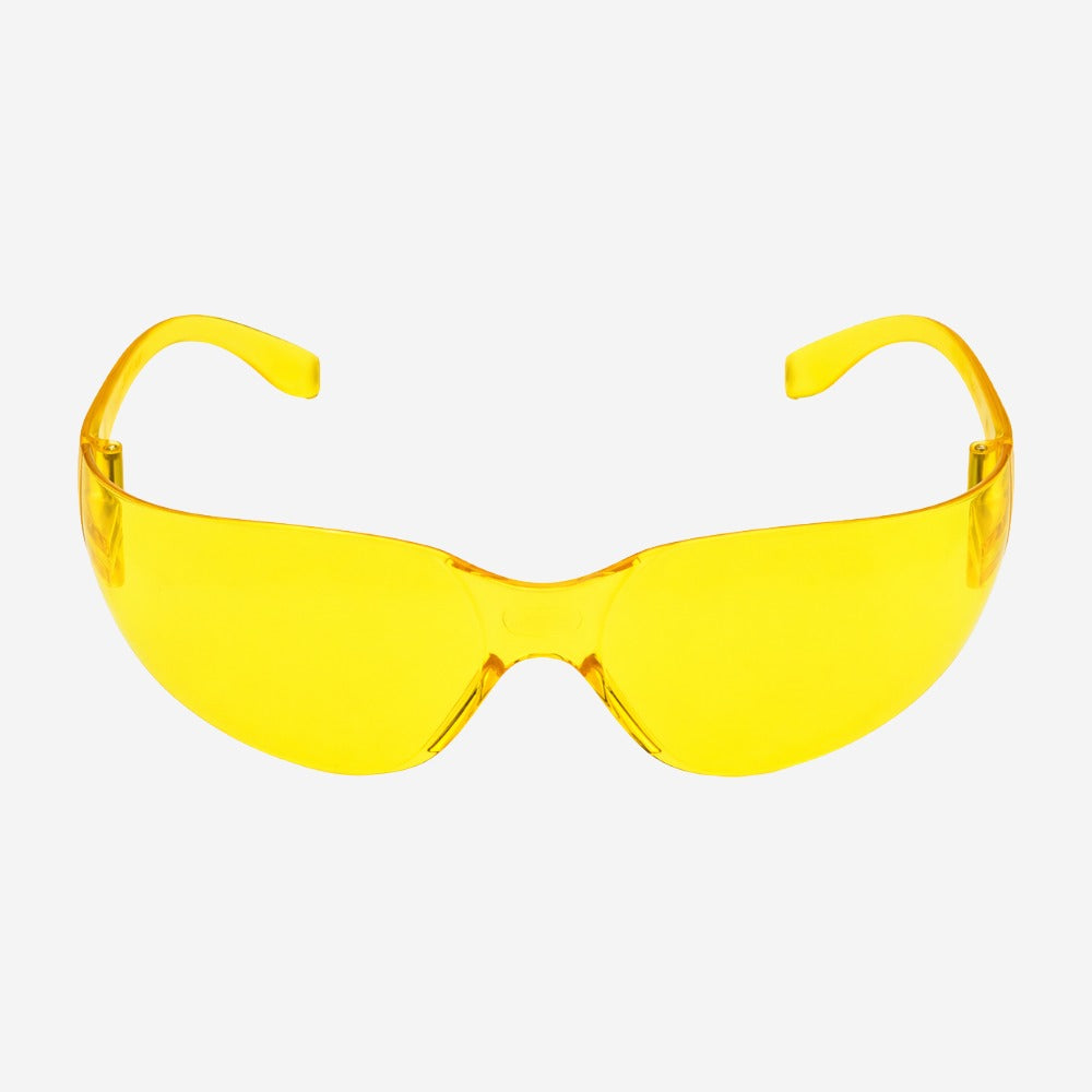 Óculos de Proteção Amarelo Frontal Lente em Policarbonato Kalipso Leopardo C.A 11268