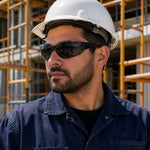 Óculos de Proteção Cinza Frontal Lente em Policarbonato Antiembaçante Kalipso Leopardo C.A 11268