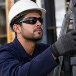 Óculos de Proteção Cinza Frontal Lente em Policarbonato Antiembaçante Kalipso Leopardo C.A 11268