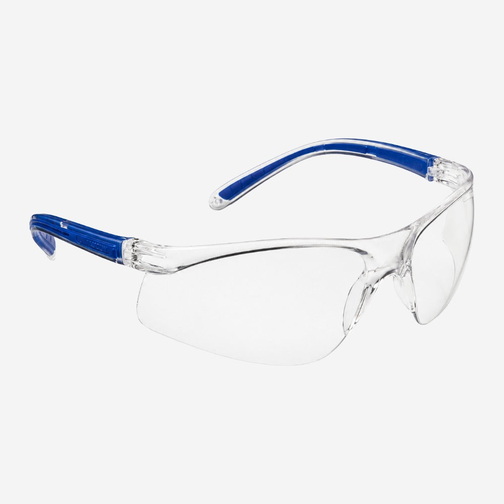 Óculos de Proteção Construção Civil Manutenção Lente Incolor Antiembaçante Antirrisco UV Haste Emborrachada com Cordão VICSA Mercury VIC57210 CA 20702