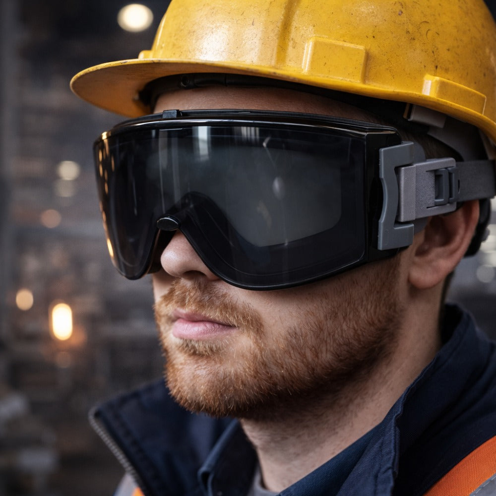 Óculos de Segurança Cinza Ampla Visão Lente em Policarbonato Antiembaçante Uvex Stealth S3961HS-BR C.A 19072