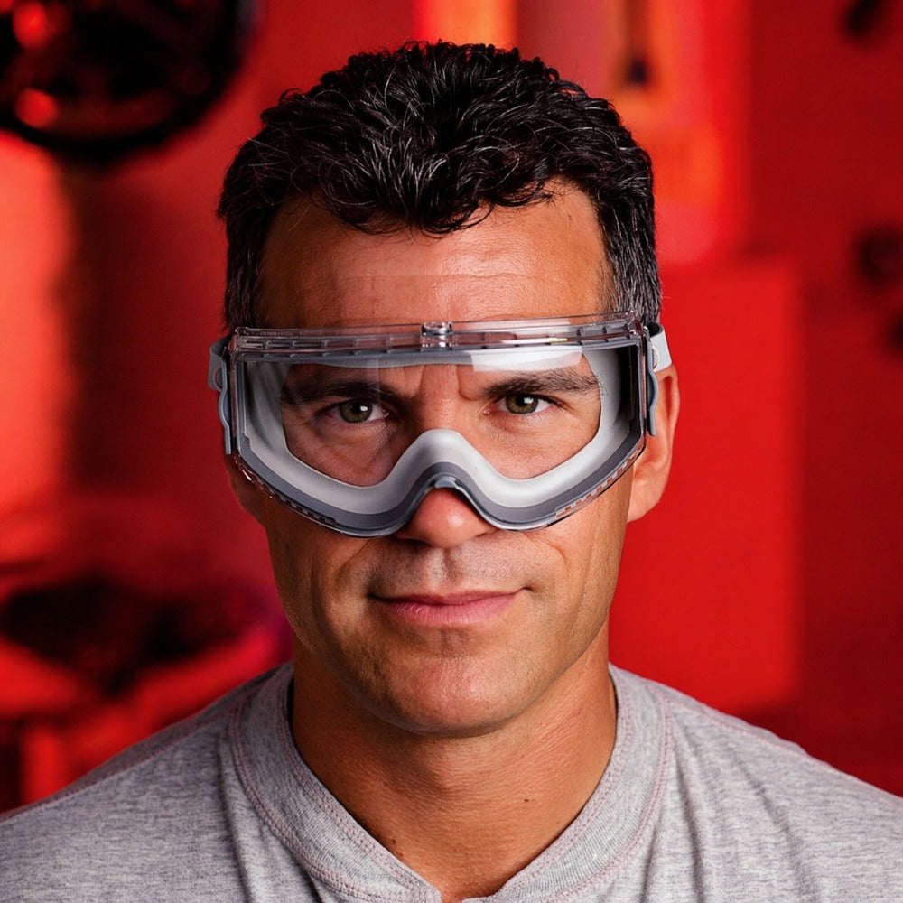 Óculos de Segurança Incolor Ampla Visão Lente em Policarbonato Antiembaçante Uvex Stealth S3960HSI-BR C.A 19072