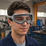 Óculos de Segurança Incolor Ampla Visão Lente em Policarbonato Antiembaçante Uvex Stealth XTR Supremo S3960HS C.A 19072