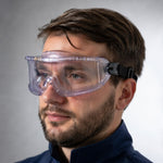 Óculos de Segurança Incolor Ampla Visão Lente em Policarbonato Antiembaçante Uvex V-Maxx VM-810 11250810-BR C.A 18831