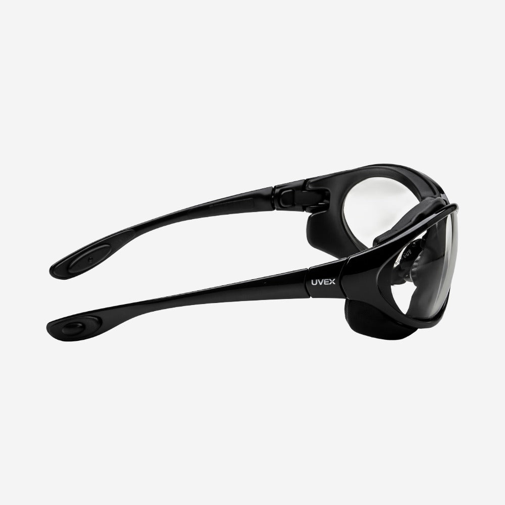 Óculos de Segurança Incolor Frontal Lente em Policarbonato Antiembaçante Haste Ajustável Com Elástico Acoplável Uvex Sperian Seismic S0600X-BR C.A 35243