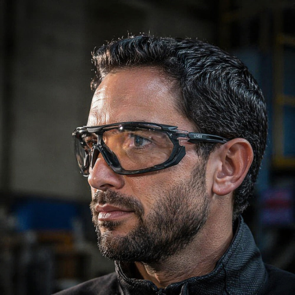 Óculos de Segurança Incolor Frontal Lente em Policarbonato Antiembaçante Haste Fixa Uvex A1400 S4040 C.A 35367