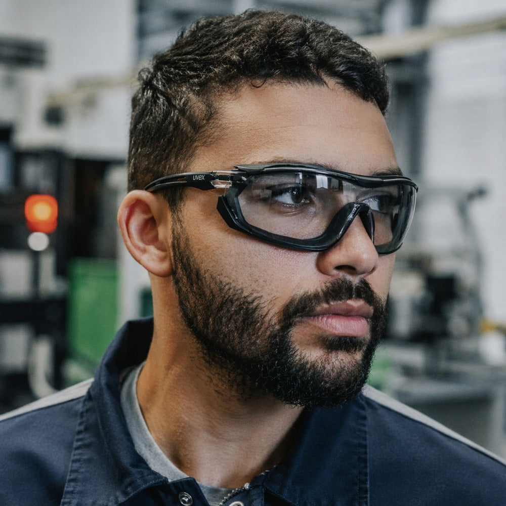 Óculos de Segurança Incolor Frontal Lente em Policarbonato Antiembaçante Haste Fixa Uvex A1400 S4040 C.A 35367